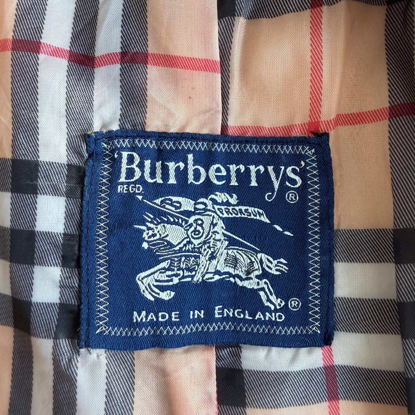90s Burberry Double Breasted Trench Coat - S