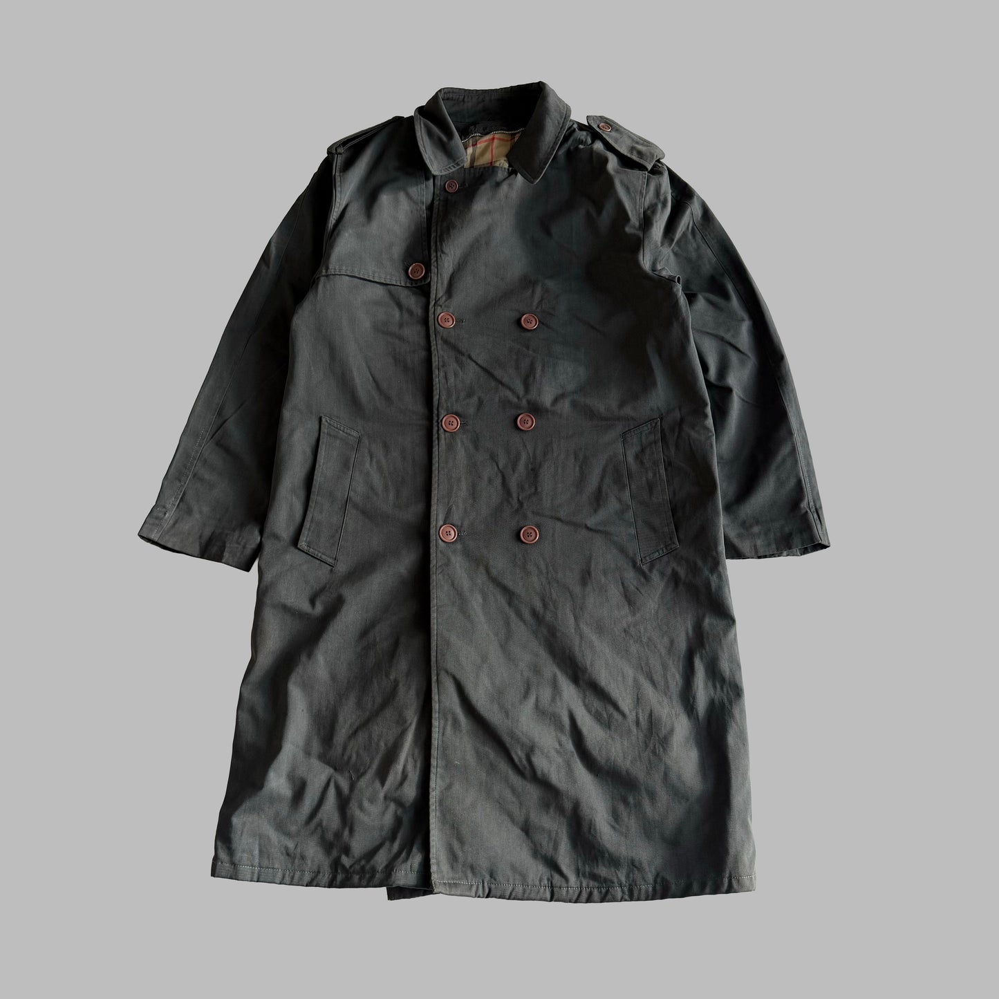 90s Burberry Double Breasted Trench Coat - S
