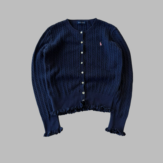 Ralph Lauren Cable Knit Cardigan - Small