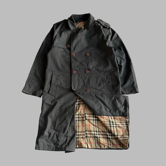 90s Burberry Double Breasted Trench Coat - S