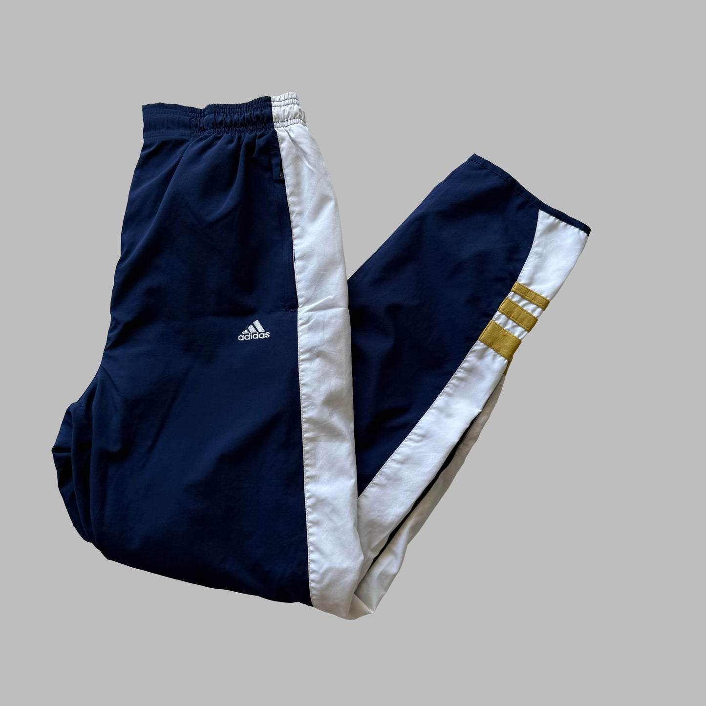 00s Adidas Baggy Track Pants - Small