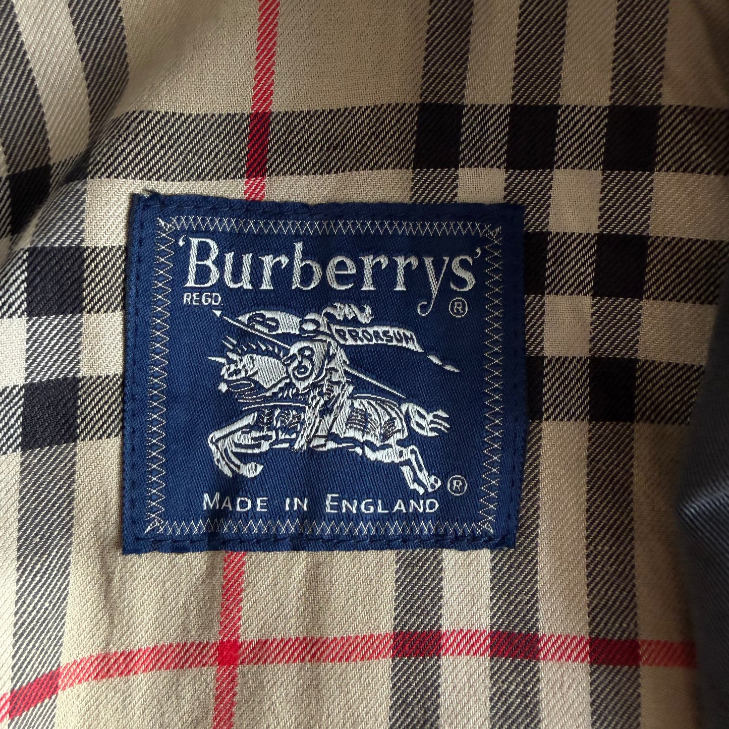 90s Burberry Double Breasted Trench Coat - S