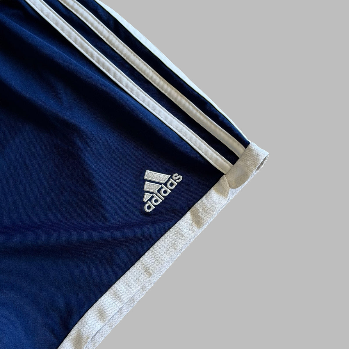 Y2K Adidas Three Stripe Baggy Active Shorts - S