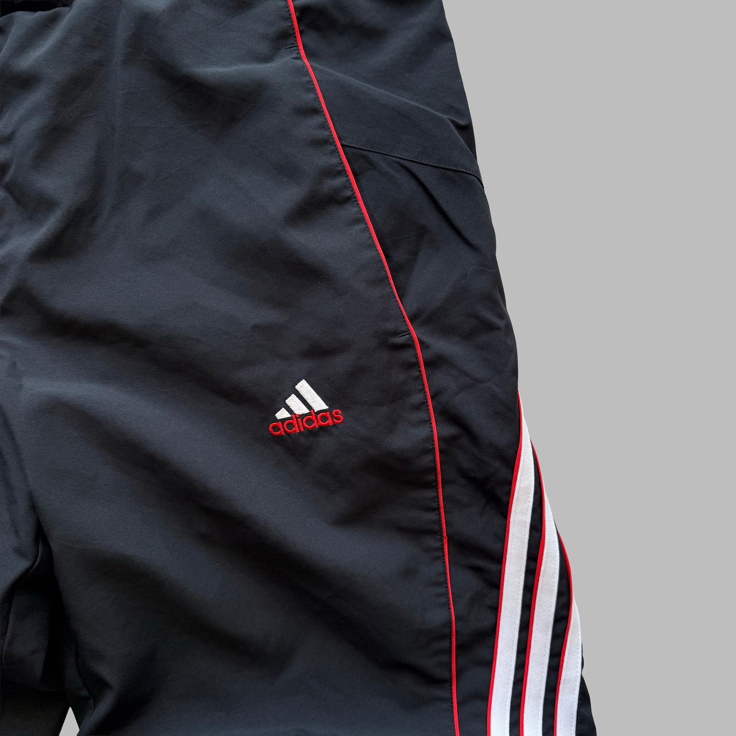 00s Adidas Wide Leg Track Pants - Medium