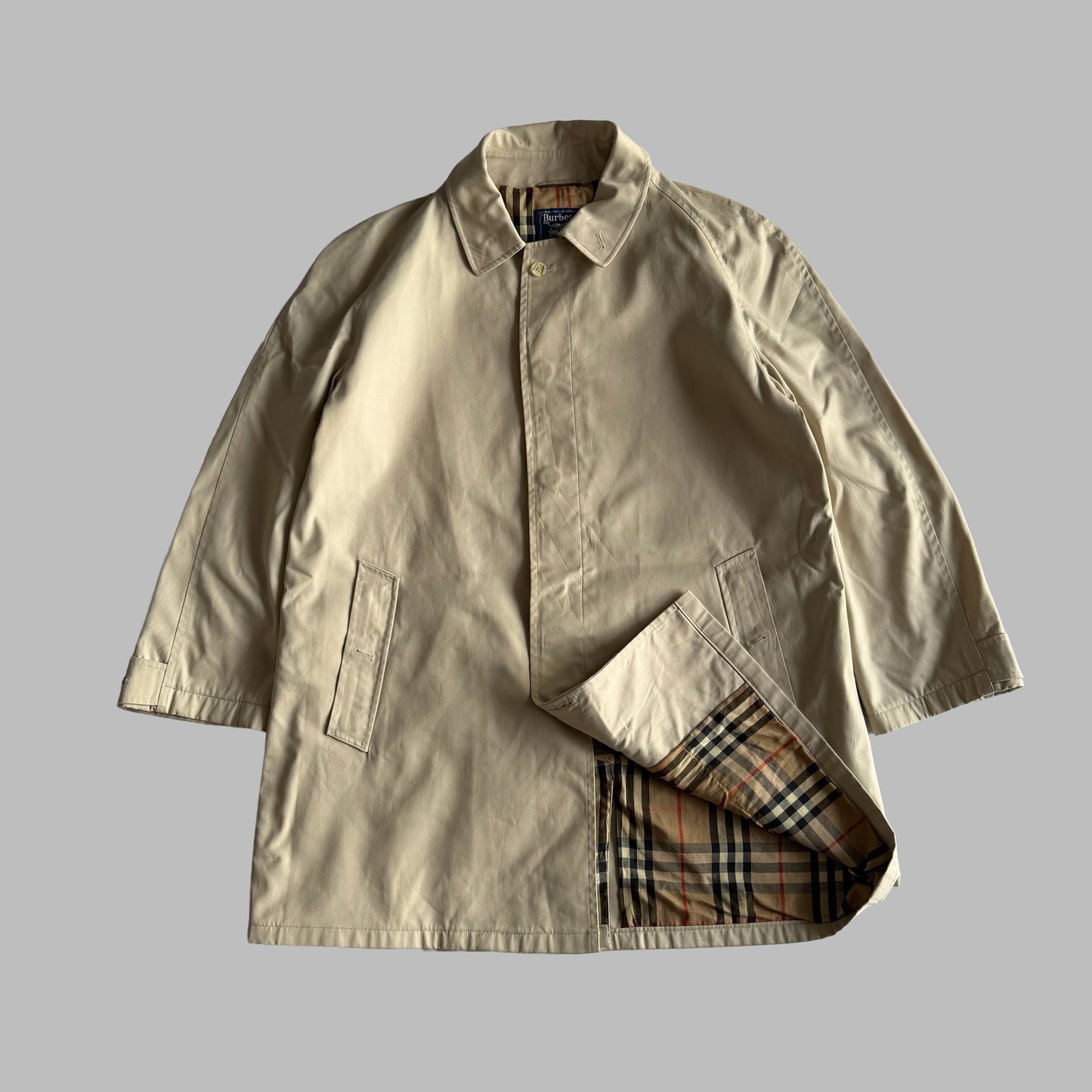 90s Burberry Trench Coat - L