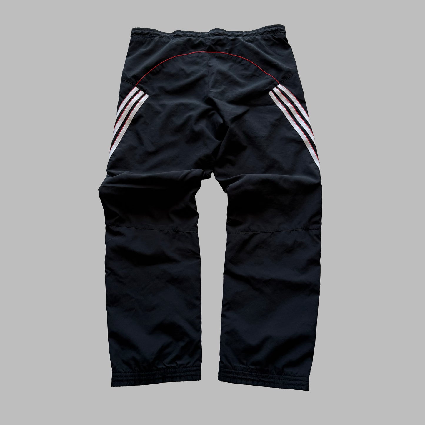 00s Adidas Wide Leg Track Pants - Medium