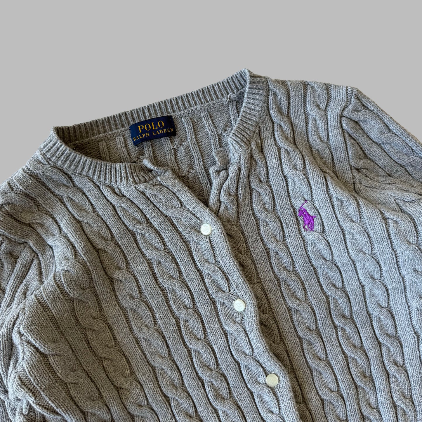 Ralph Lauren Cable Knit Cardigan - XS