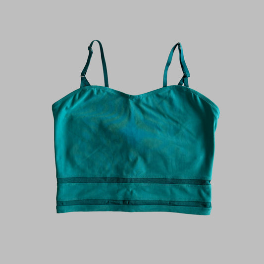Y2K Nike Striped Activewear Tank - L