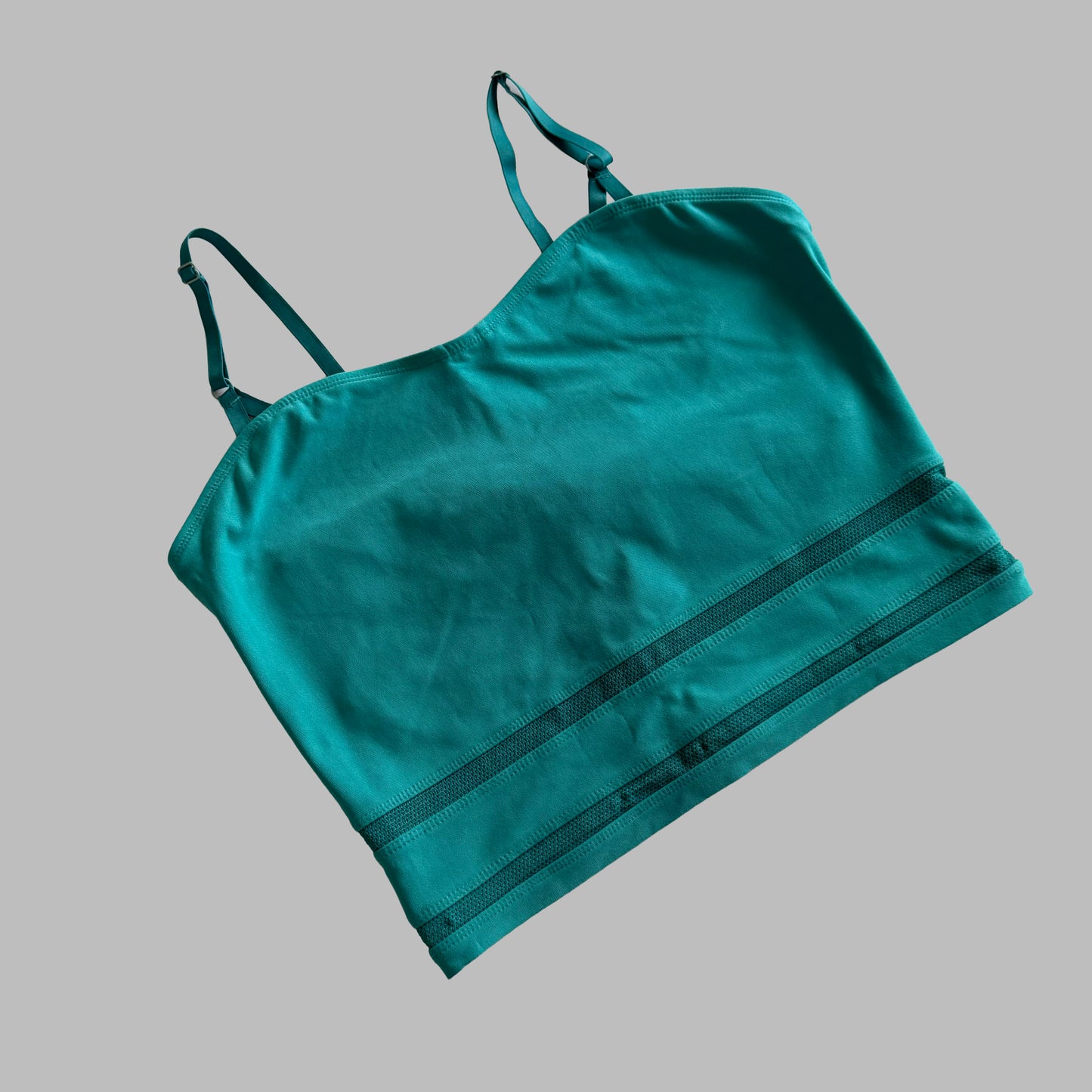 Y2K Nike Striped Activewear Tank - L