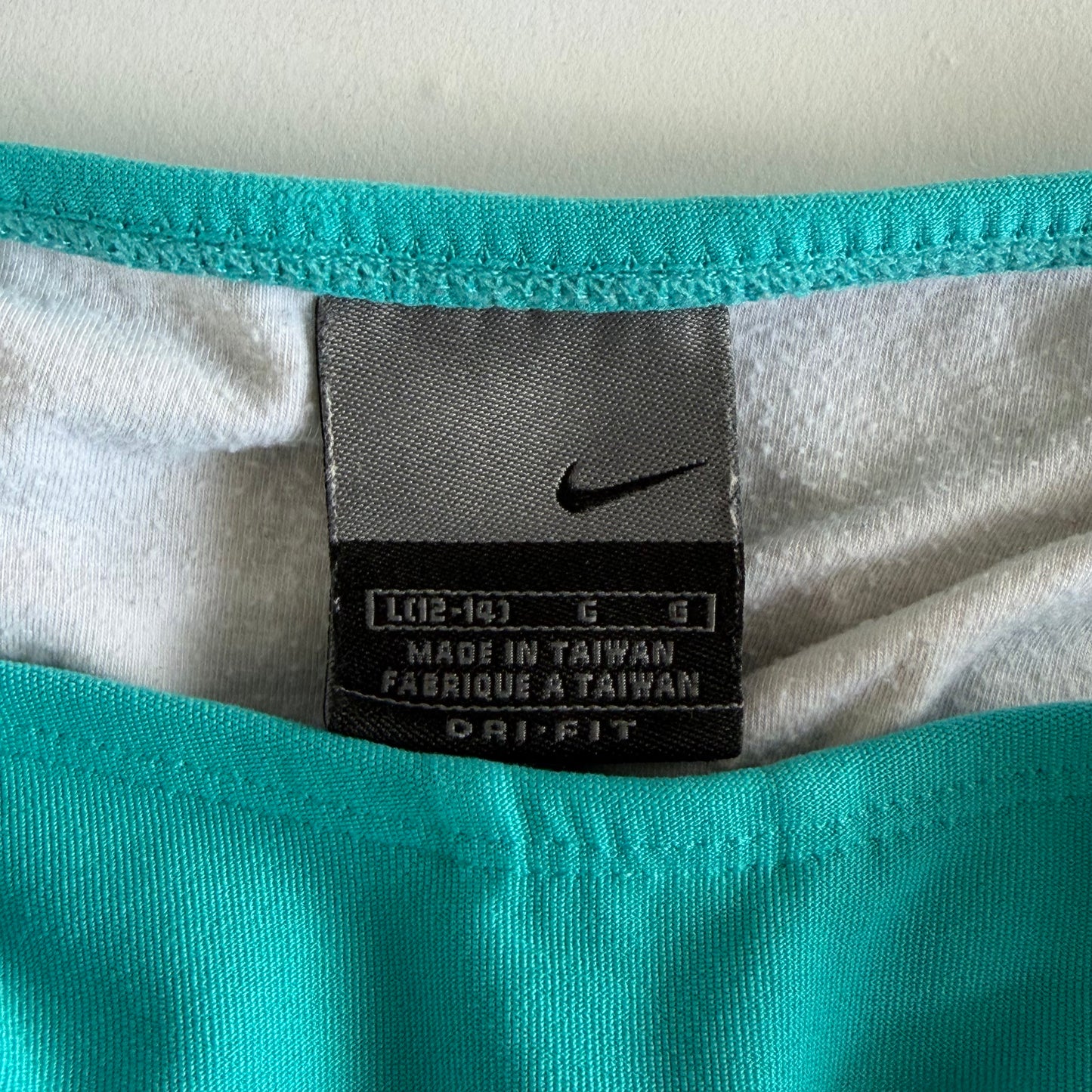 Y2K Nike Striped Activewear Tank - L