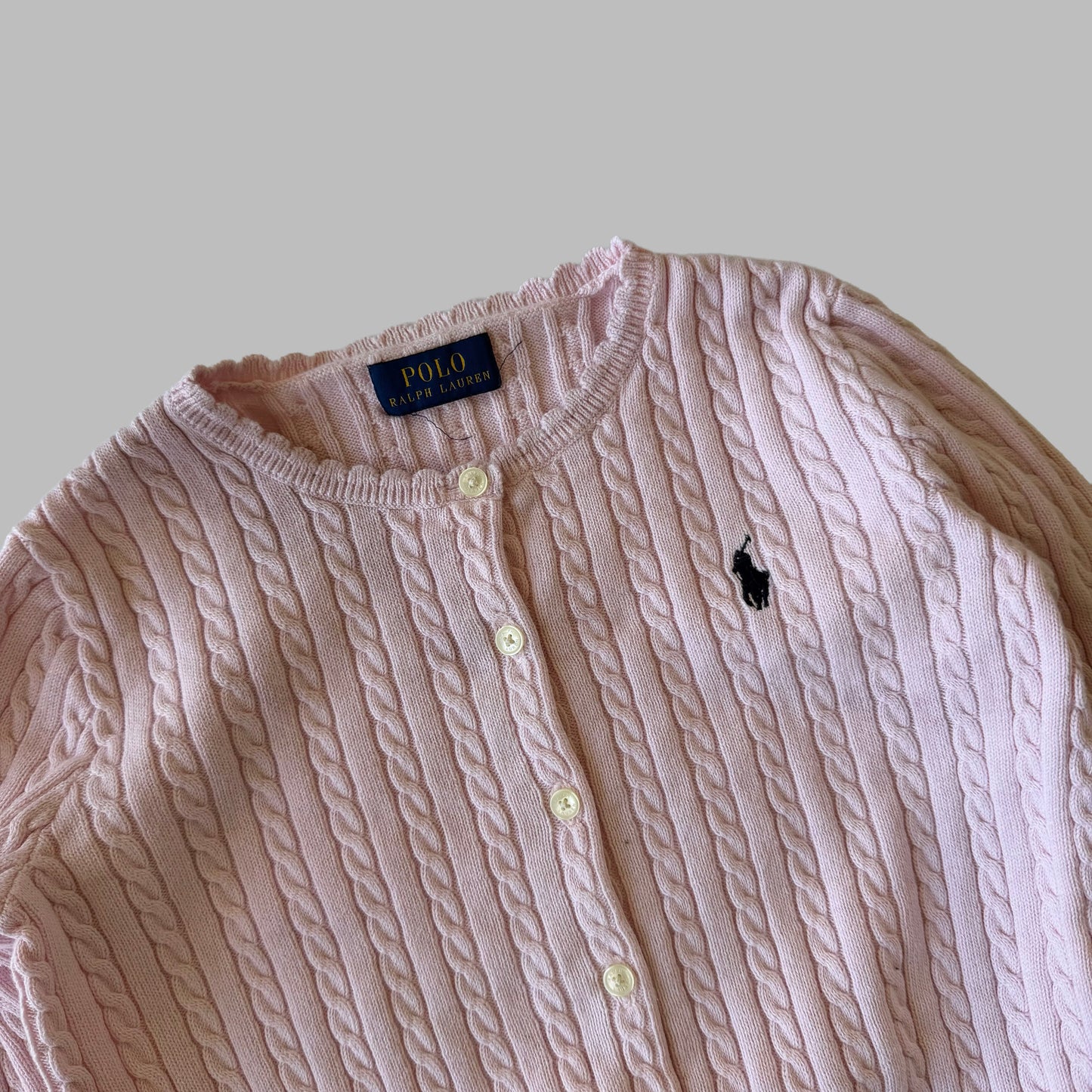 Ralph Lauren Cable Knit Cardigan - Medium