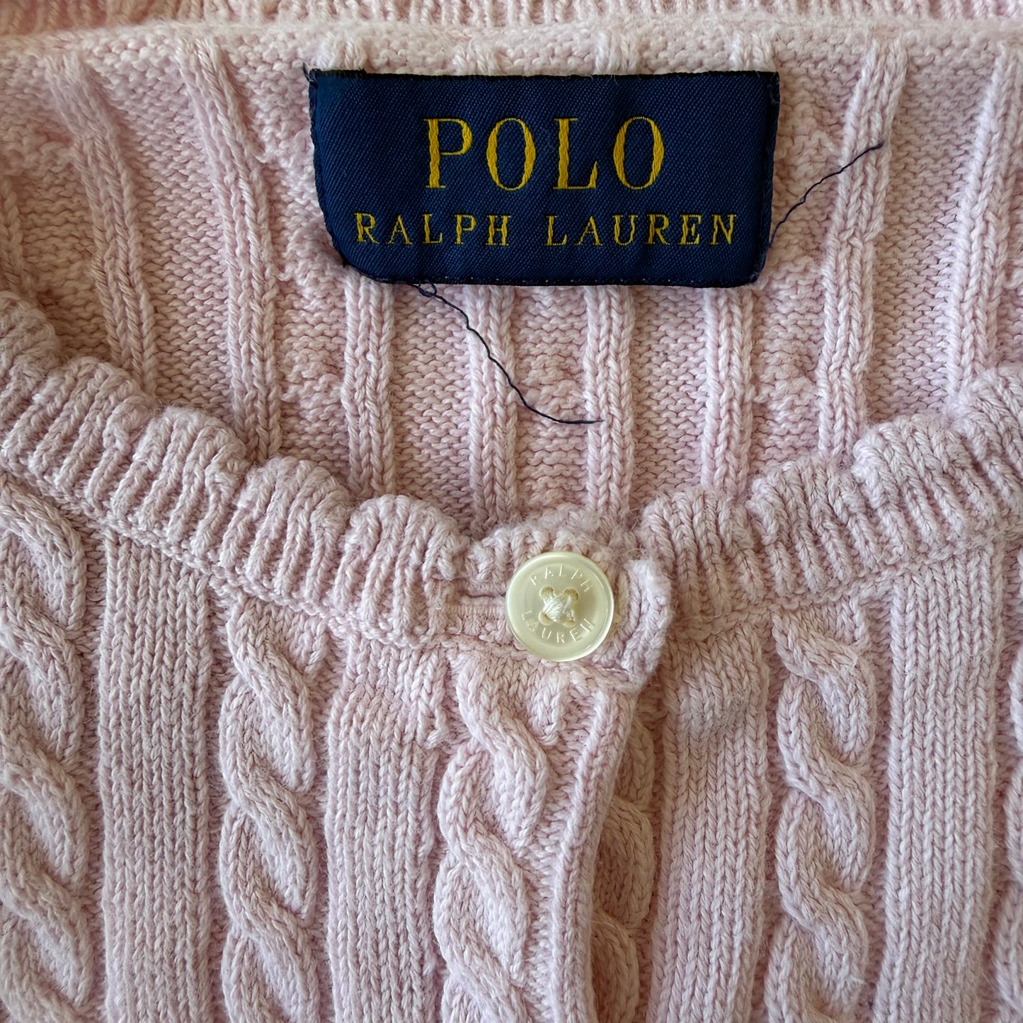 Ralph Lauren Cable Knit Cardigan - Medium