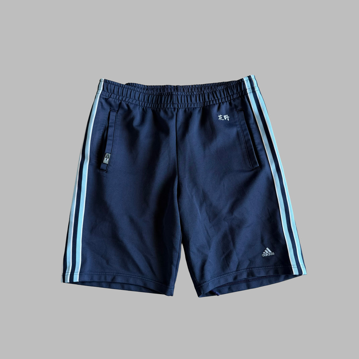 Y2K Adidas Three Stripe Shorts - S