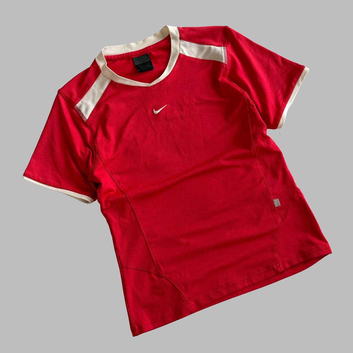 Y2K Nike Panelled Activewear Top - XL
