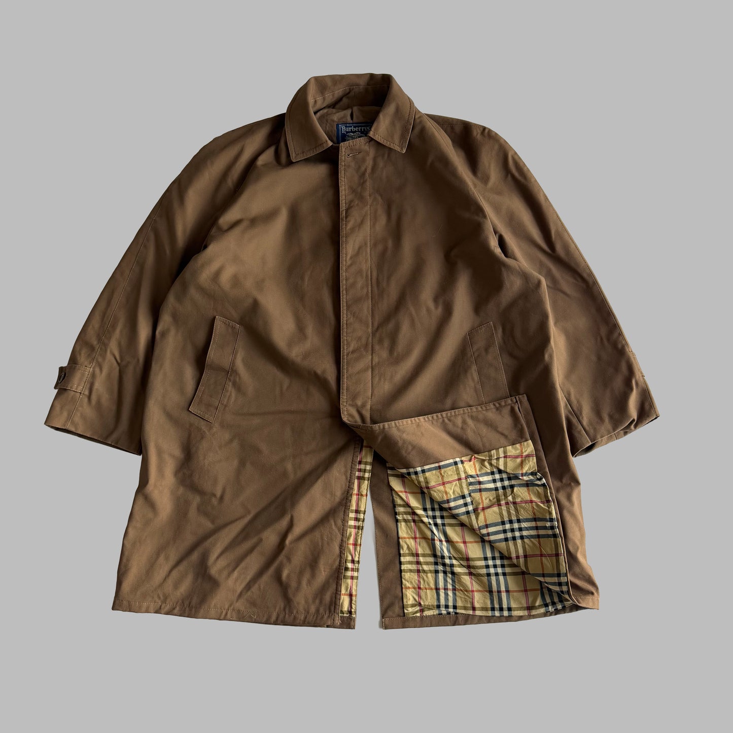 90s Burberry Trench Coat - L
