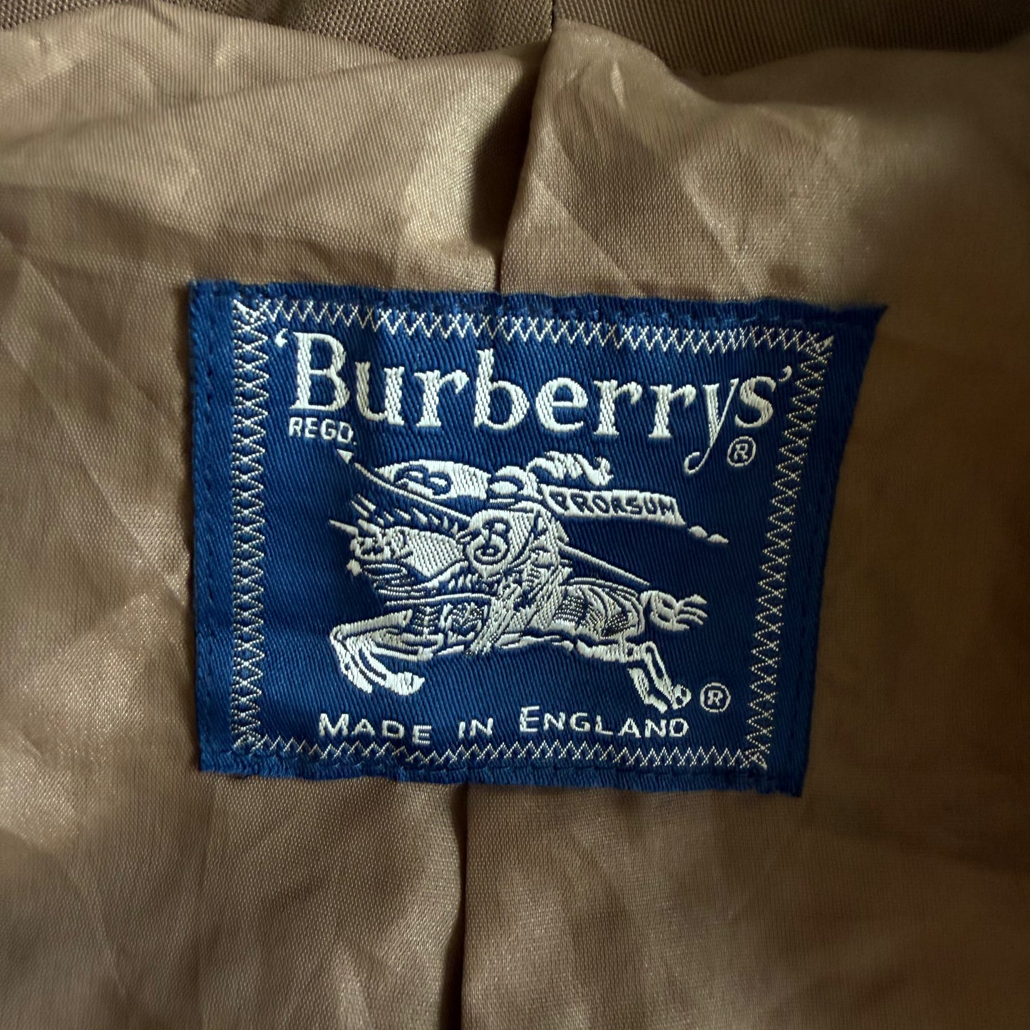 90s Burberry Trench Coat - L