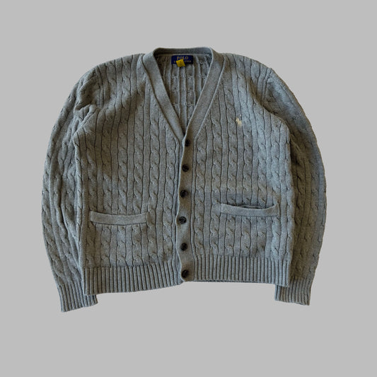 Ralph Lauren Cable Knit Cardigan - Large