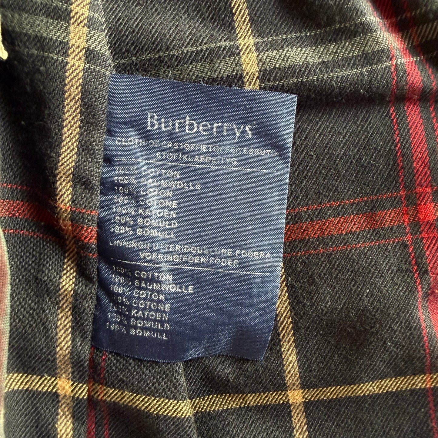 90s Burberry Trench Coat - L