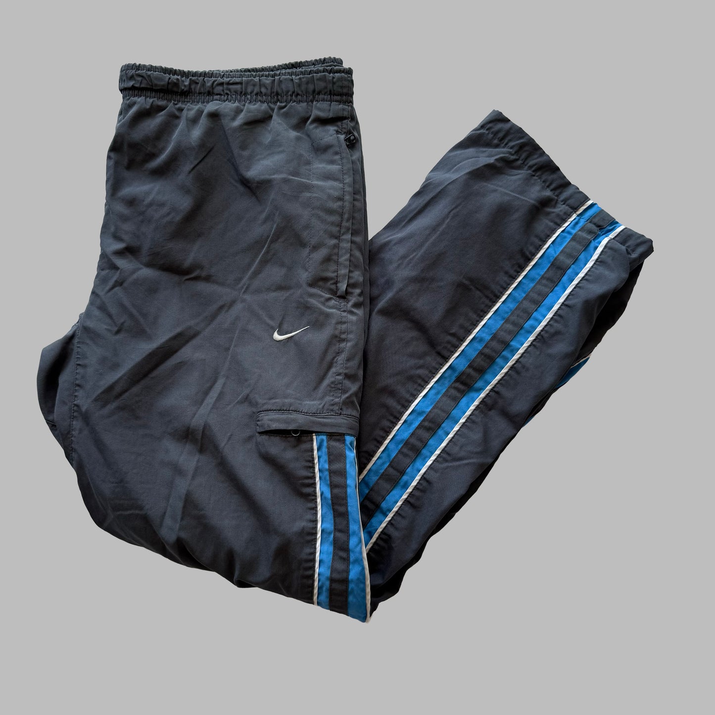 00s Nike Baggy Track Pants - Medium