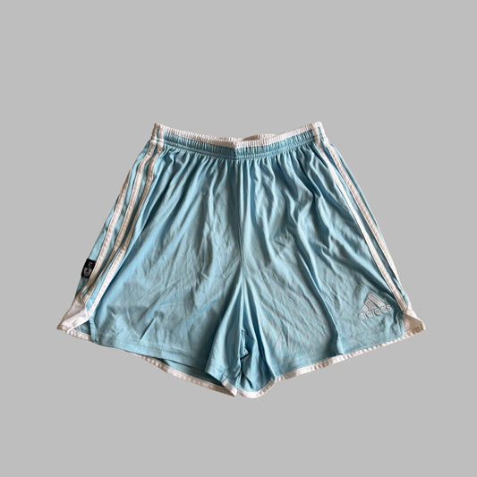 Y2K Adidas Three Stripe Basketball Shorts - S
