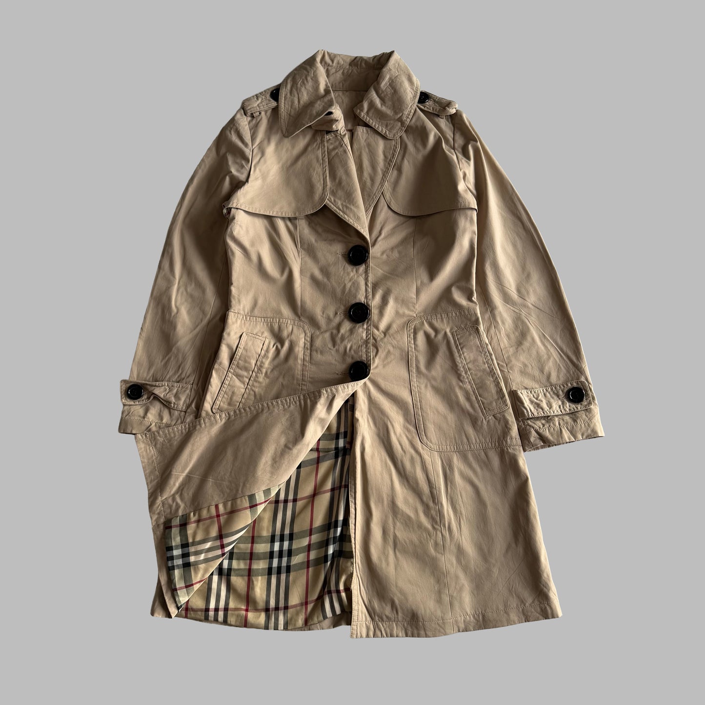 90s Burberry Trench Coat - XS