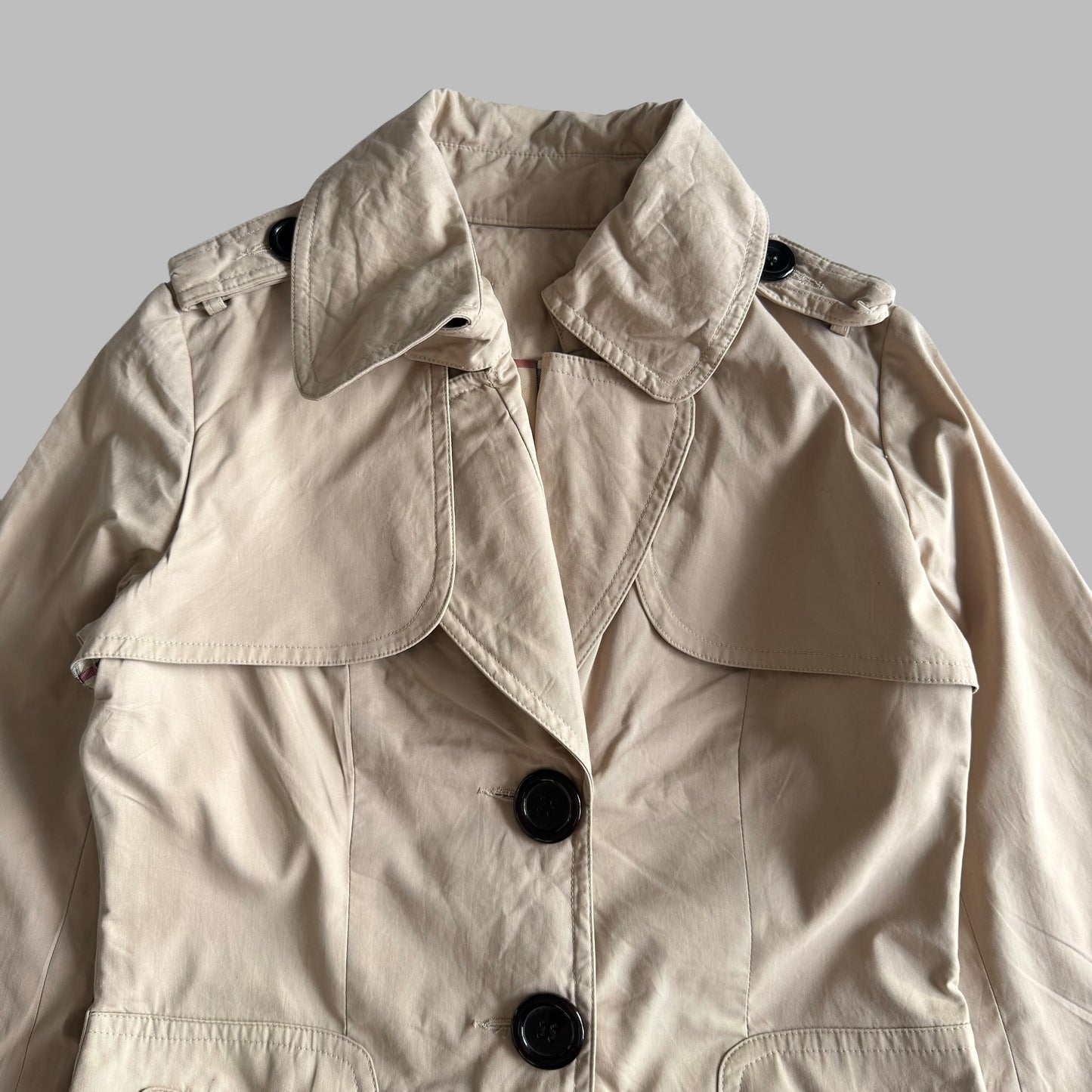 90s Burberry Trench Coat - XS