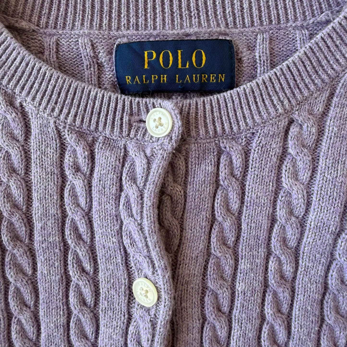 Ralph Lauren Cable Knit Cardigan - XS