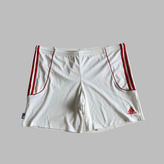 Y2K Adidas Three Stripe Baggy Shorts - L