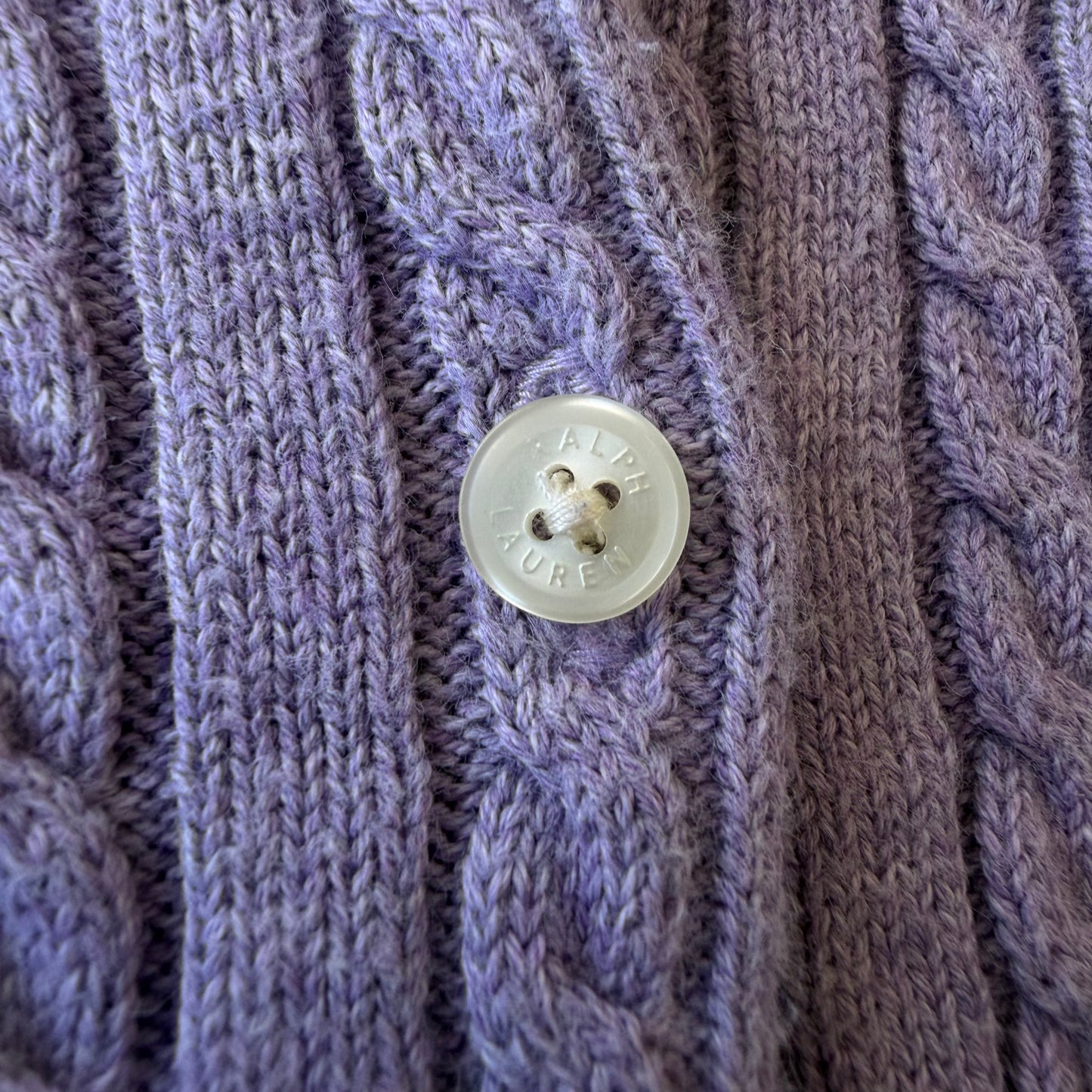 Ralph Lauren Cable Knit Cardigan - XS