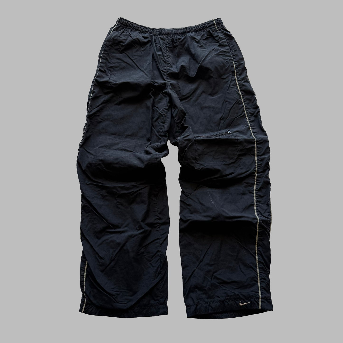 00s Nike Wide Leg Track Pants - Medium
