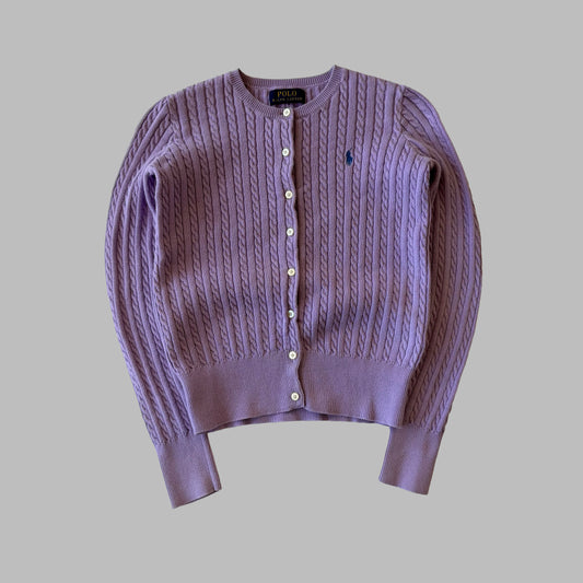 Ralph Lauren Cable Knit Cardigan - Small