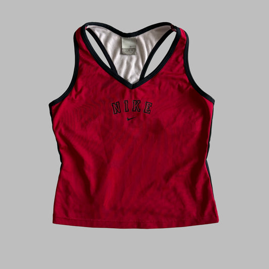 Y2K Nike Spell Out Activewear Tank - S/M