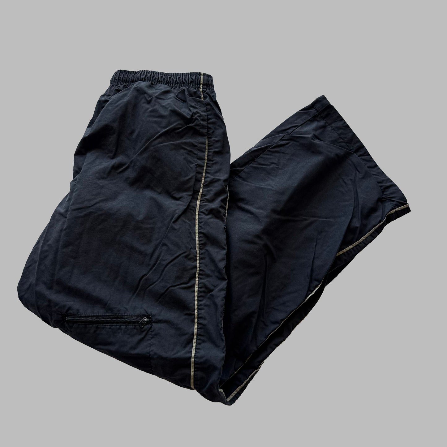 00s Nike Wide Leg Track Pants - Medium