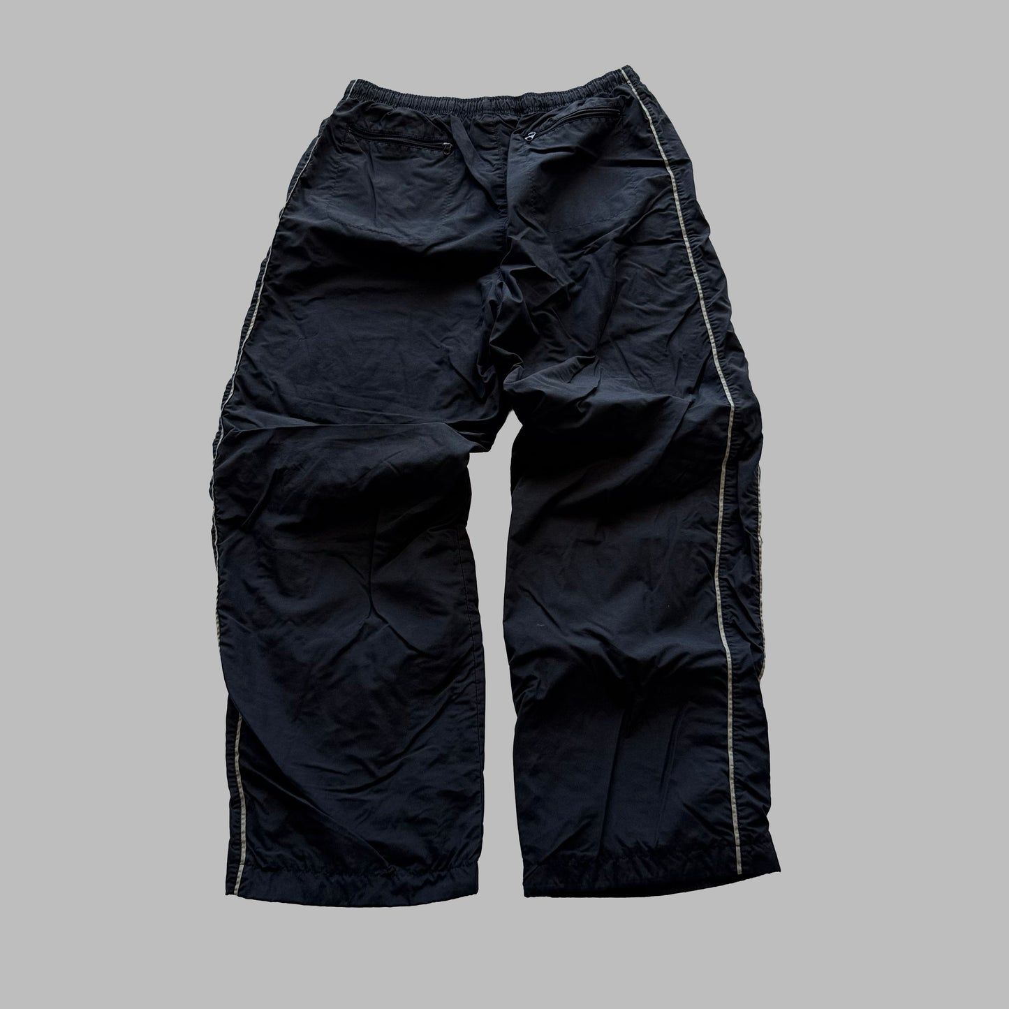 00s Nike Wide Leg Track Pants - Medium