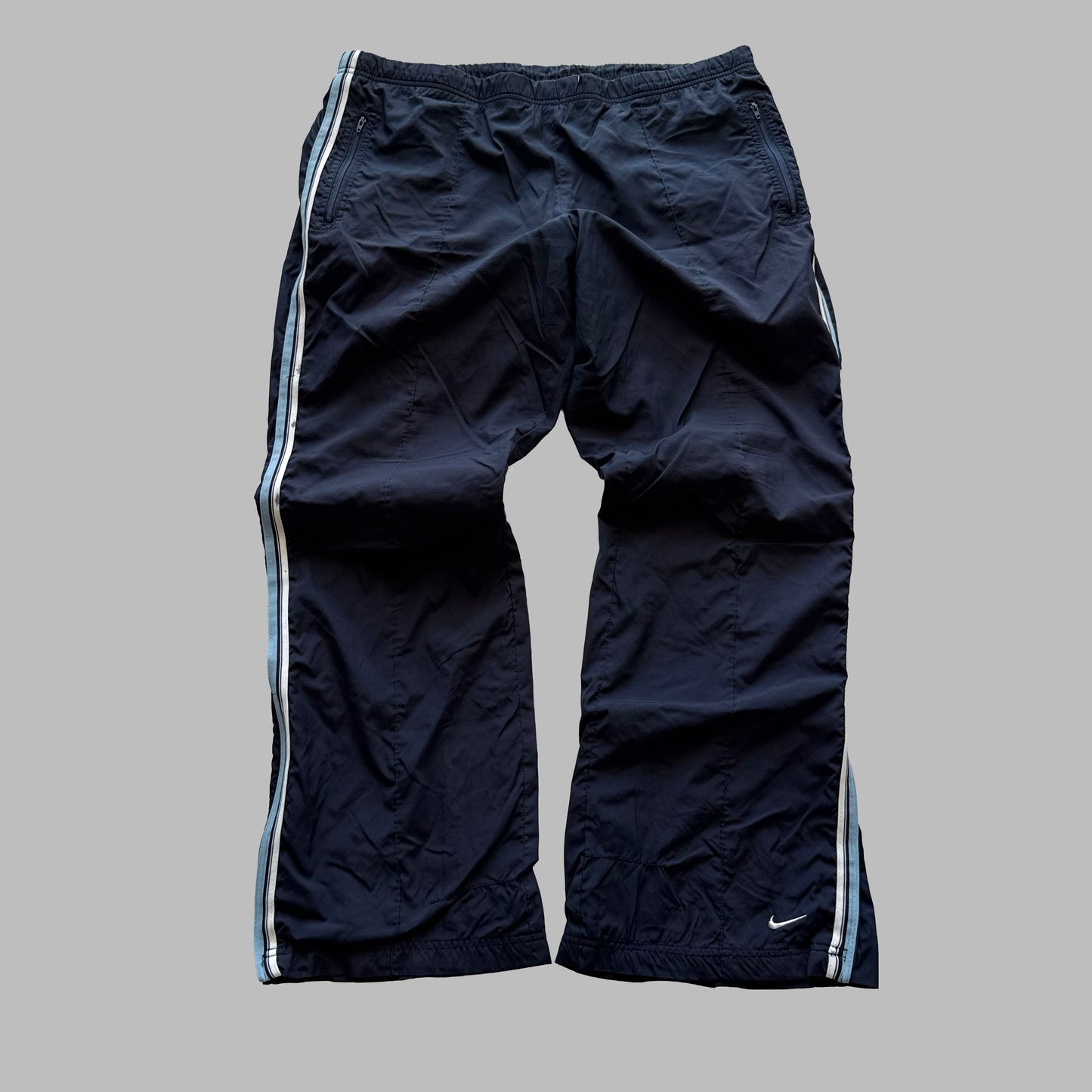 00s Nike Wide Leg Track Pants - Large