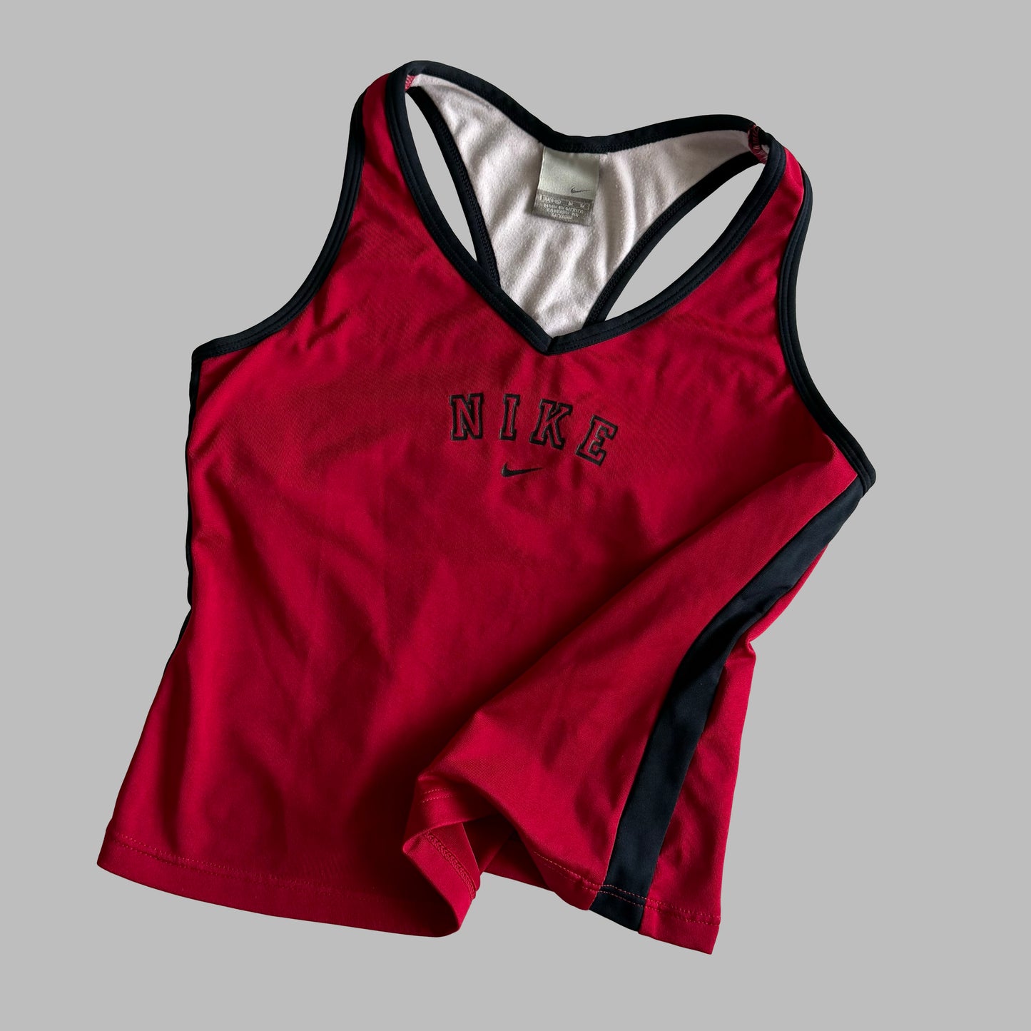 Y2K Nike Spell Out Activewear Tank - S/M