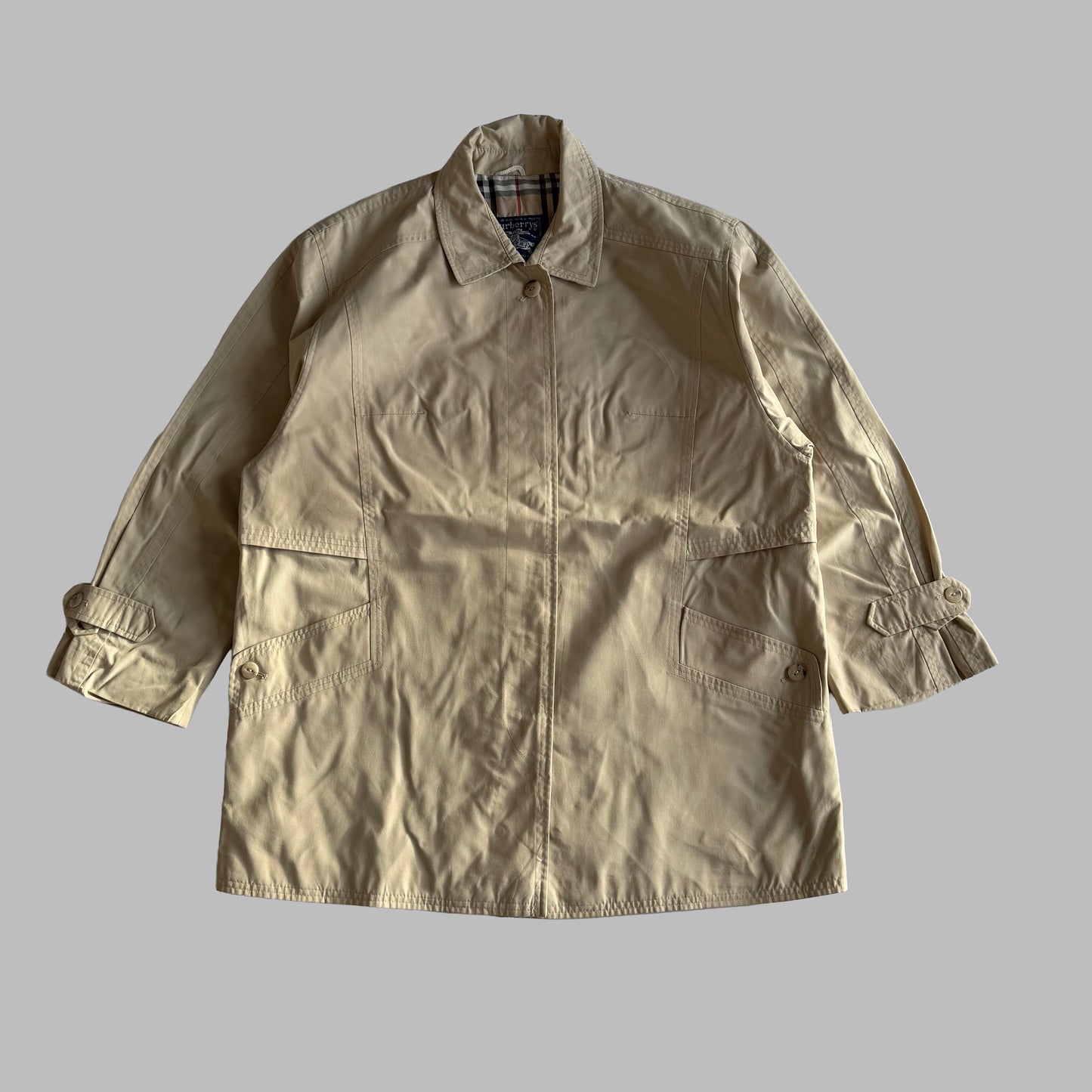 90s Burberry Trench Coat - M