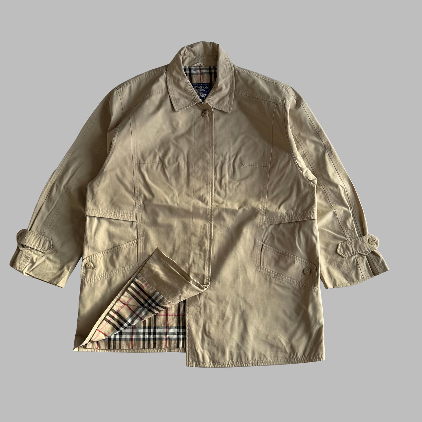90s Burberry Trench Coat - M