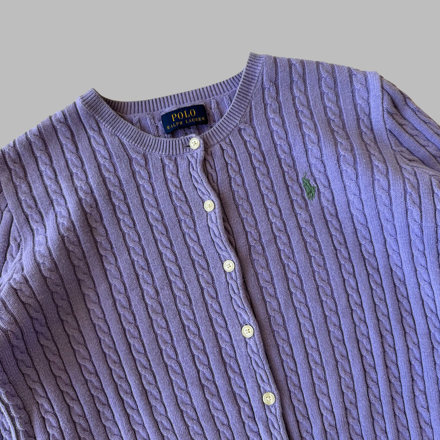 Ralph Lauren Cable Knit Cardigan - Medium