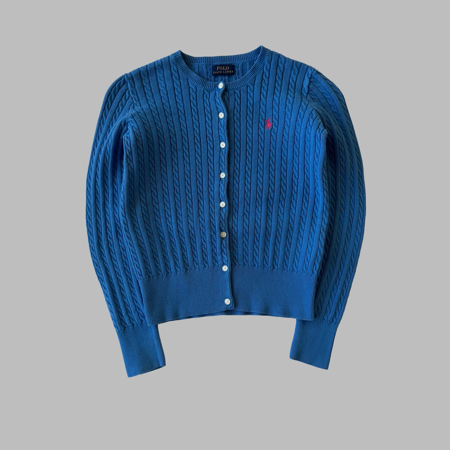 Ralph Lauren Cable Knit Cardigan - Small