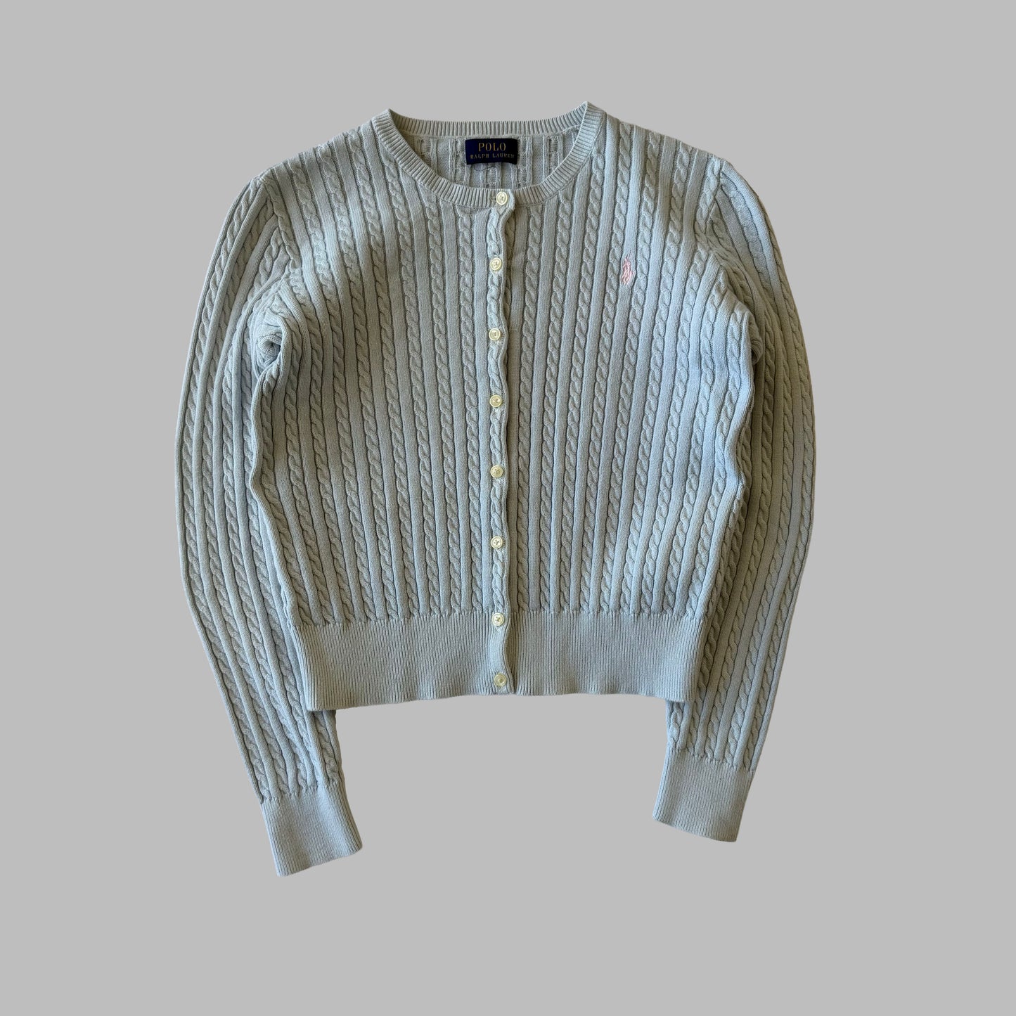 Ralph Lauren Cable Knit Cardigan - Small