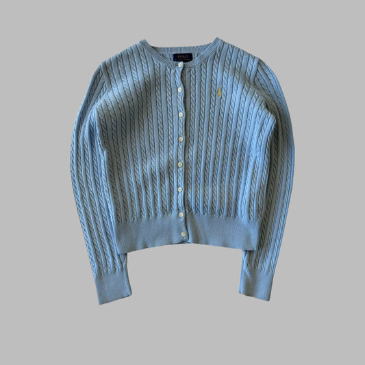 Ralph Lauren Cable Knit Cardigan - Small