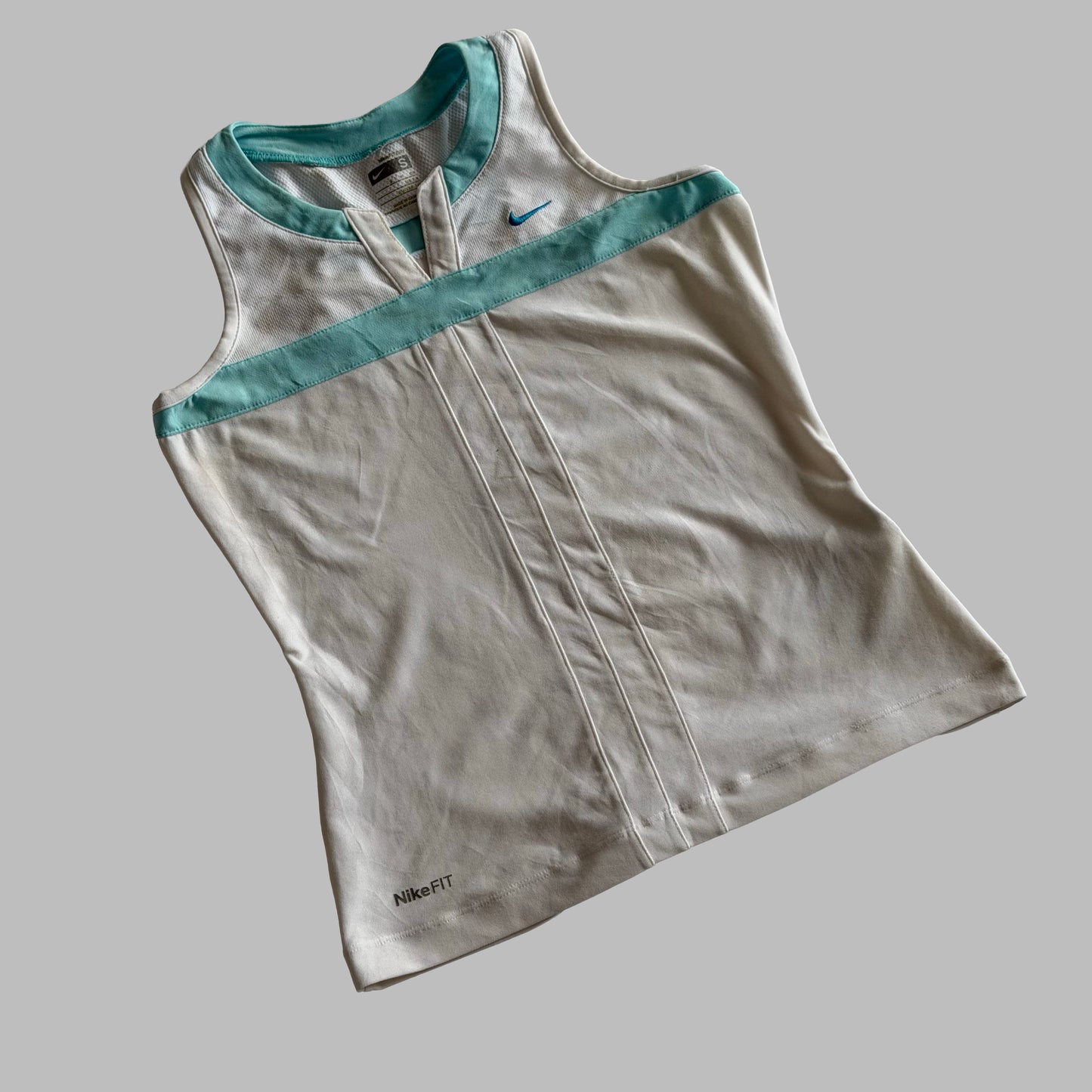 Y2K Nike Mock Neck Activewear Top - S