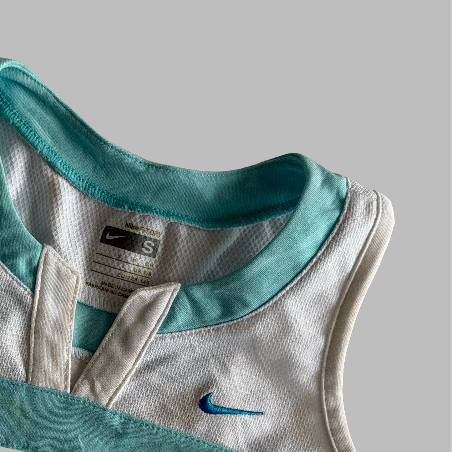 Y2K Nike Mock Neck Activewear Top - S