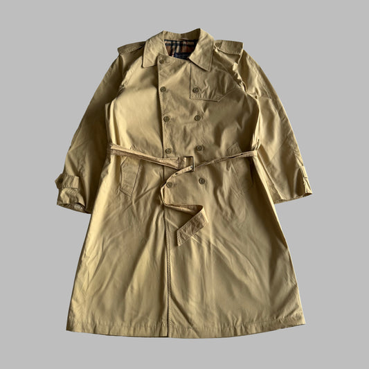 90s Burberry Double Breasted Trench Coat - L