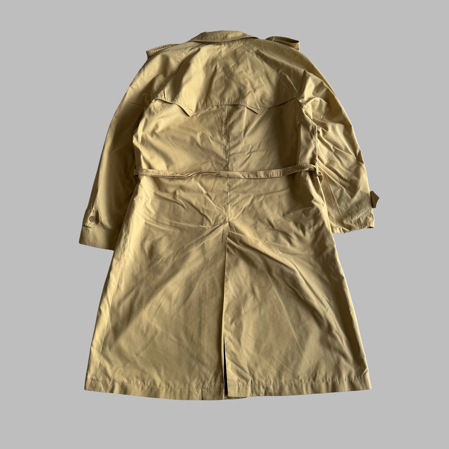90s Burberry Double Breasted Trench Coat - L