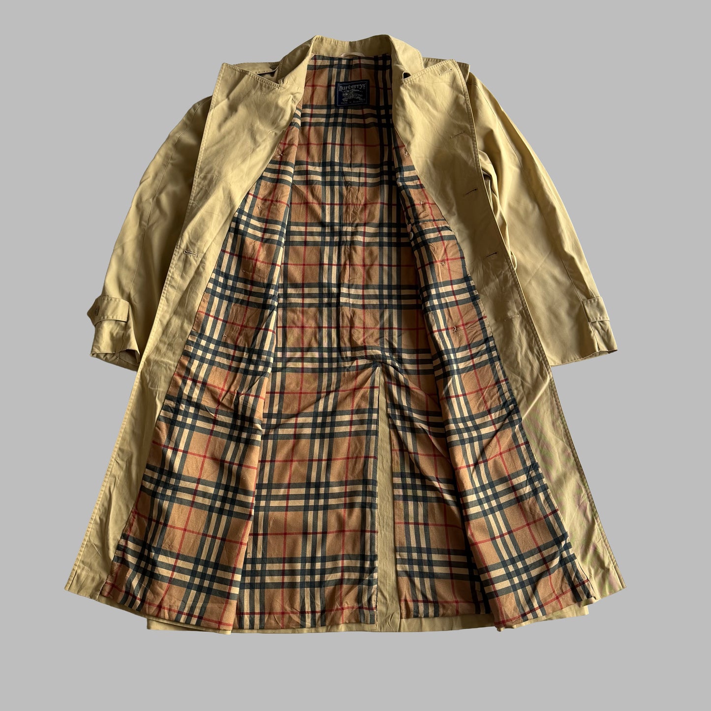 90s Burberry Double Breasted Trench Coat - L