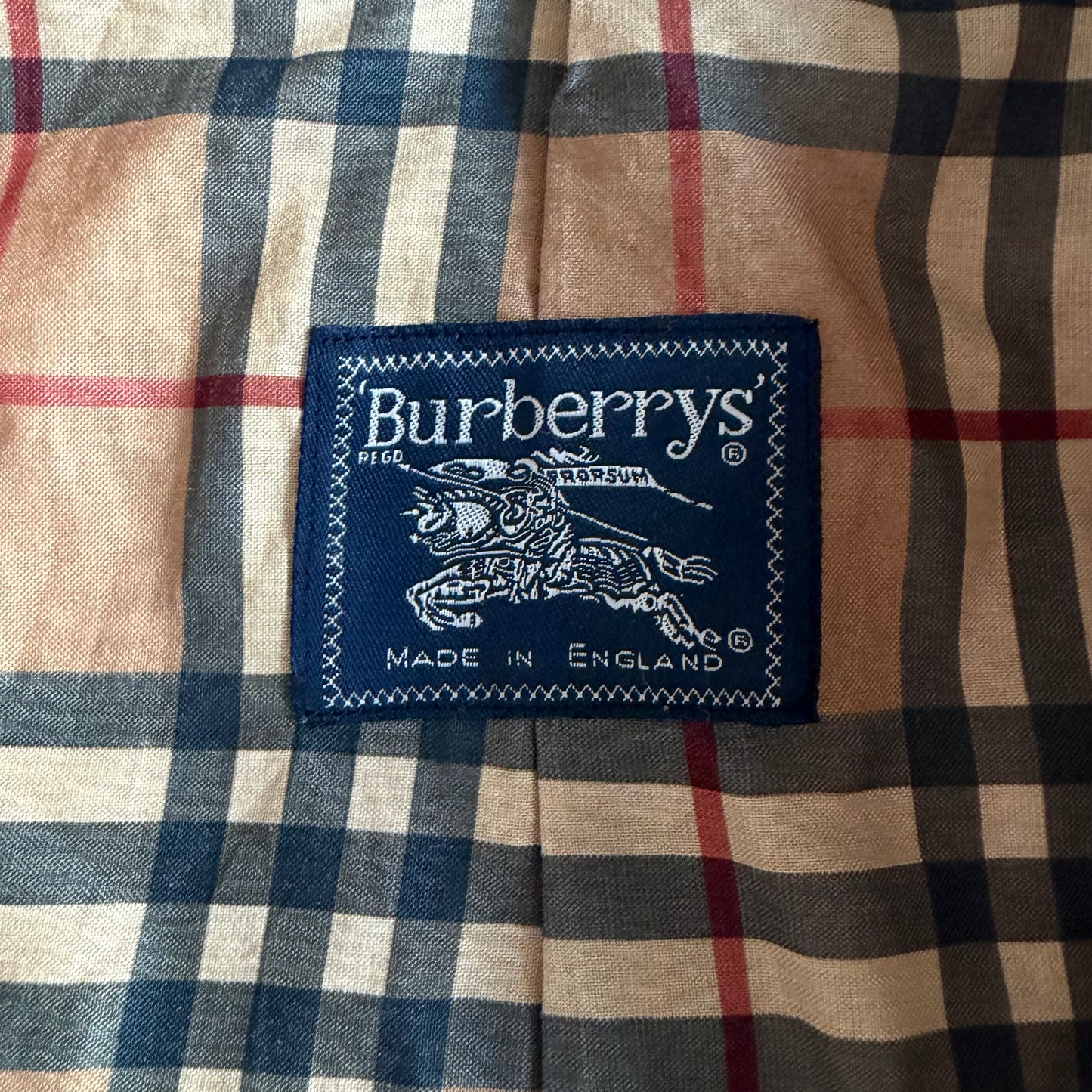 90s Burberry Double Breasted Trench Coat - L