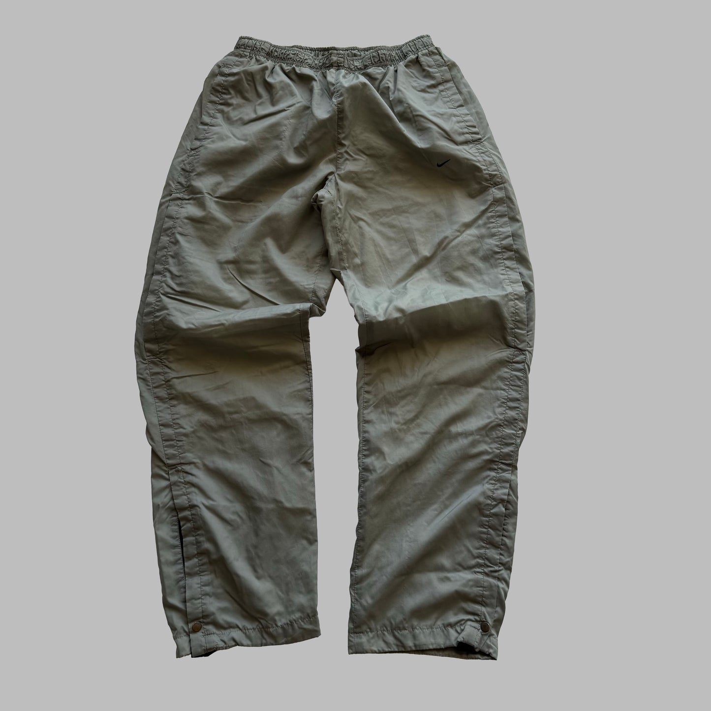 00s Nike Wide Leg Track Pants - Medium