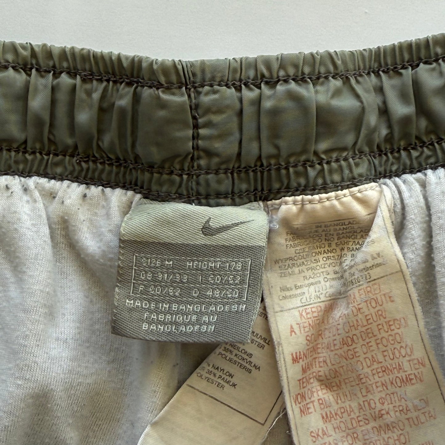 00s Nike Wide Leg Track Pants - Medium